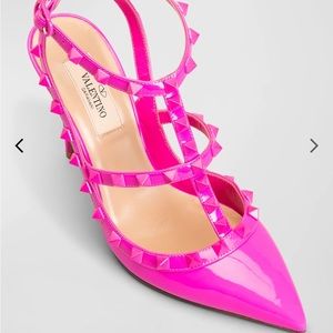 Valentino Garavani Rockstud patent-leather (Brand New)